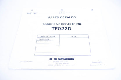 New OEM Kawasaki 99911-A995 Parts Catalog TF022D NOS
