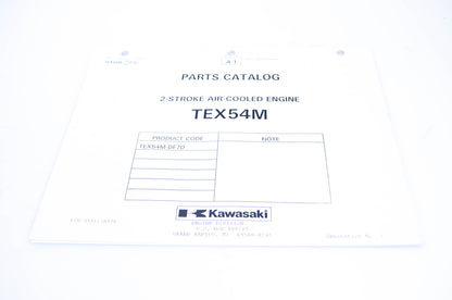 New OEM Kawasaki 99911-A976 Parts Catalog TEX54M NOS