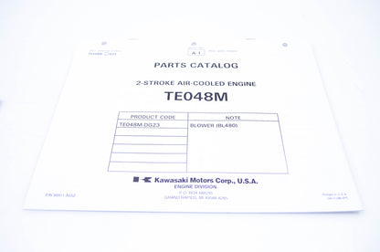 New OEM Kawasaki 99911-A552 Parts Catalog TE048M NOS