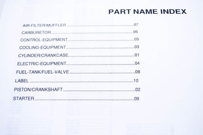 New OEM Kawasaki 99911-A705 Parts Catalog TE040D NOS
