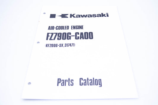 New OEM Kawasaki 99910-2070 Parts Catalog FZ790G-CA00 NOS
