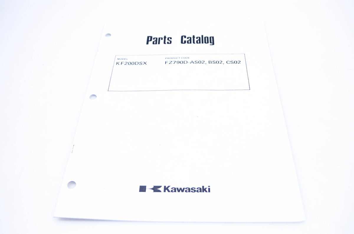New OEM Kawasaki 99910-2316 Parts Catalog KF200DSX NOS