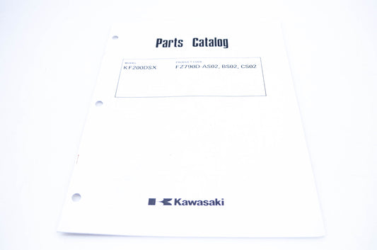 New OEM Kawasaki 99910-2316 Parts Catalog KF200DSX NOS