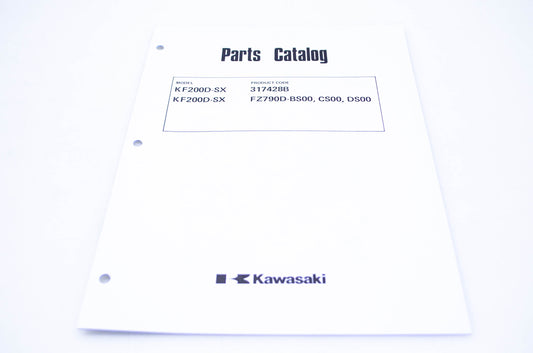 New OEM Kawasaki 99910-2225 Parts Catalog KF200D-SX NOS