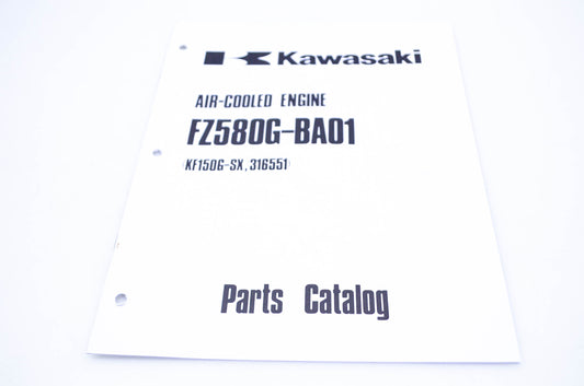 New OEM Kawasaki 99910-2066 Parts Catalog FZ580G-BA01 NOS