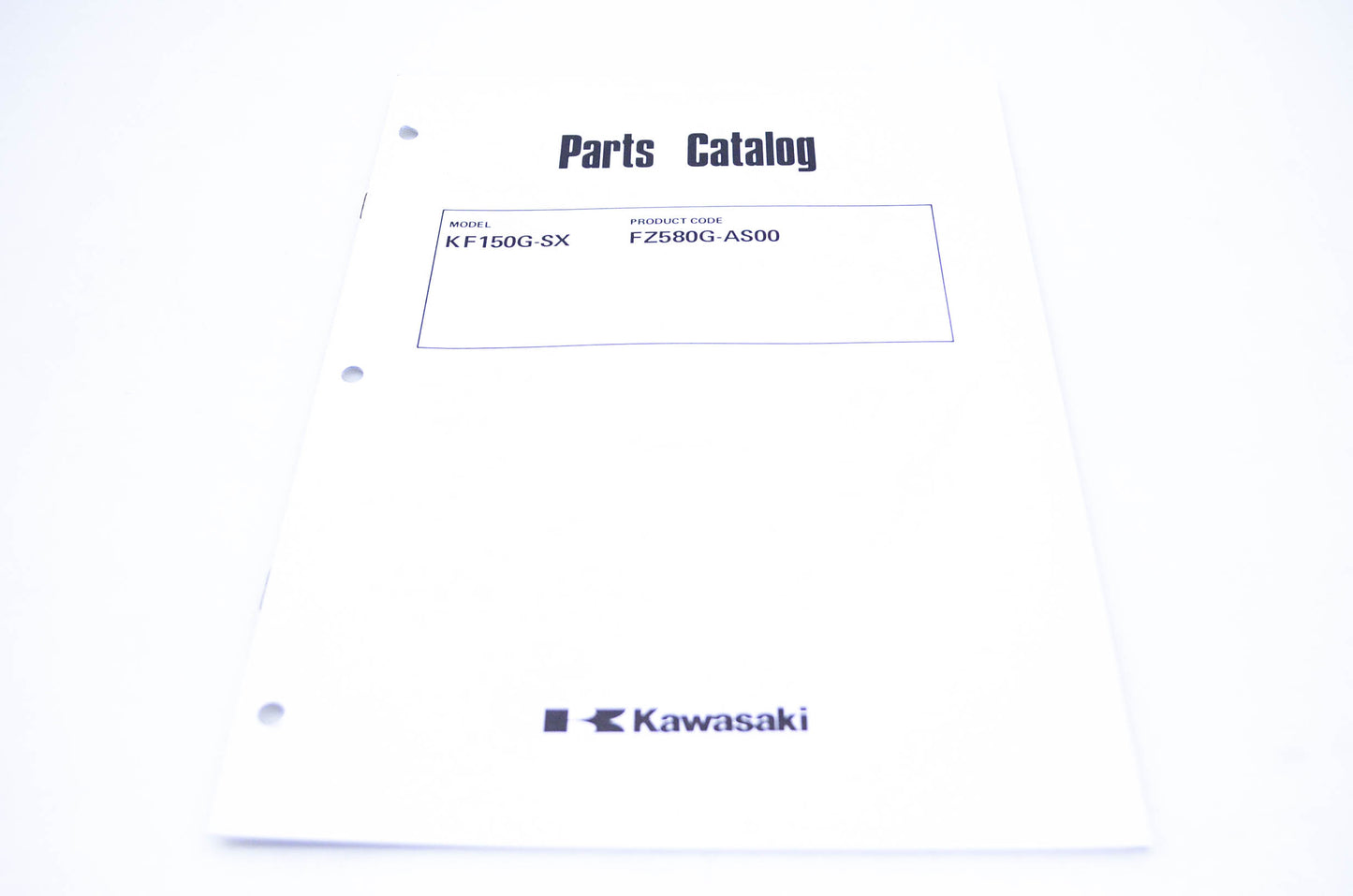 New OEM Kawasaki 99910-2235 Parts Catalog KF150G-SX NOS