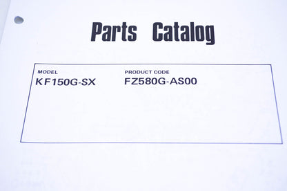 New OEM Kawasaki 99910-2235 Parts Catalog KF150G-SX NOS