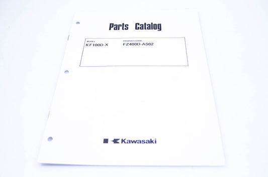 New OEM Kawasaki 99910-2237 Parts Catalog KF100D-X NOS