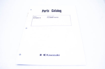 New OEM Kawasaki 99910-2310 Parts Catalog KF82D-X NOS