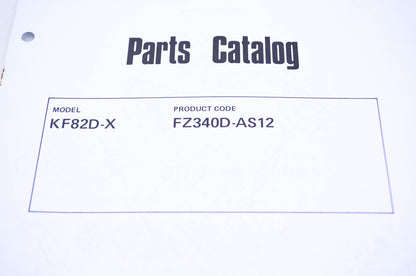 New OEM Kawasaki 99910-2310 Parts Catalog KF82D-X NOS
