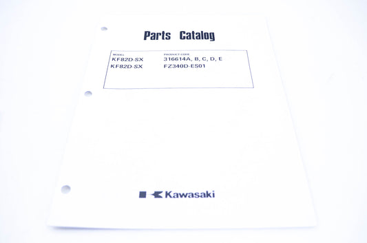 New OEM Kawasaki 99910-2195 Parts Catalog KF82D-SX NOS