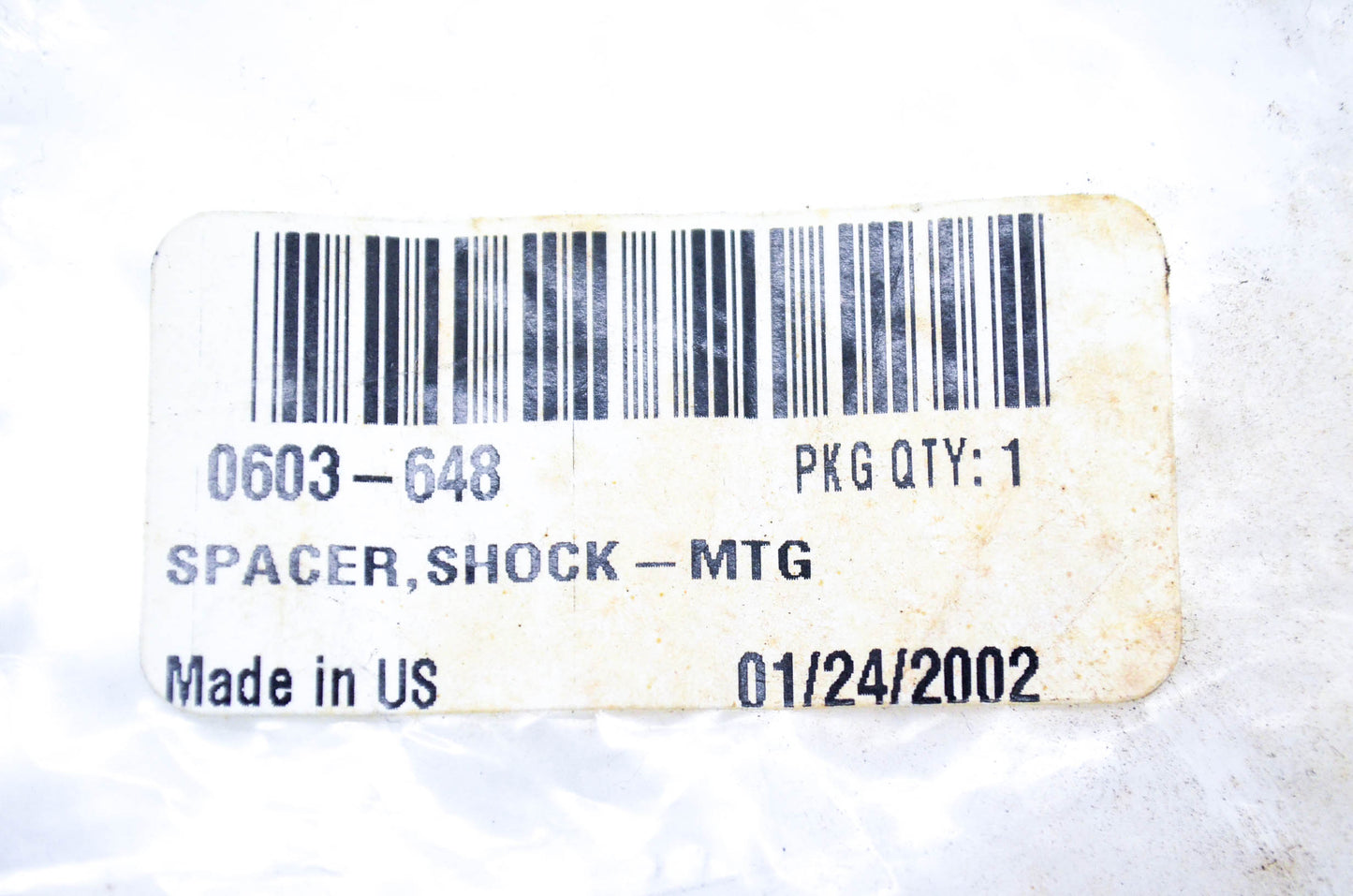 New OEM Arctic Cat 0603-648 Shock Spacer NOS