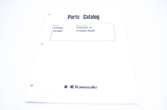 New OEM Kawasaki 99910-2135 Parts Catalog KF68G NOS