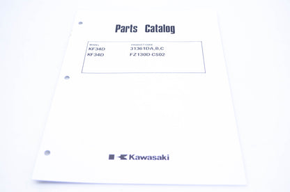 New OEM Kawasaki 99910-2192 Parts Catalog KF34D NOS