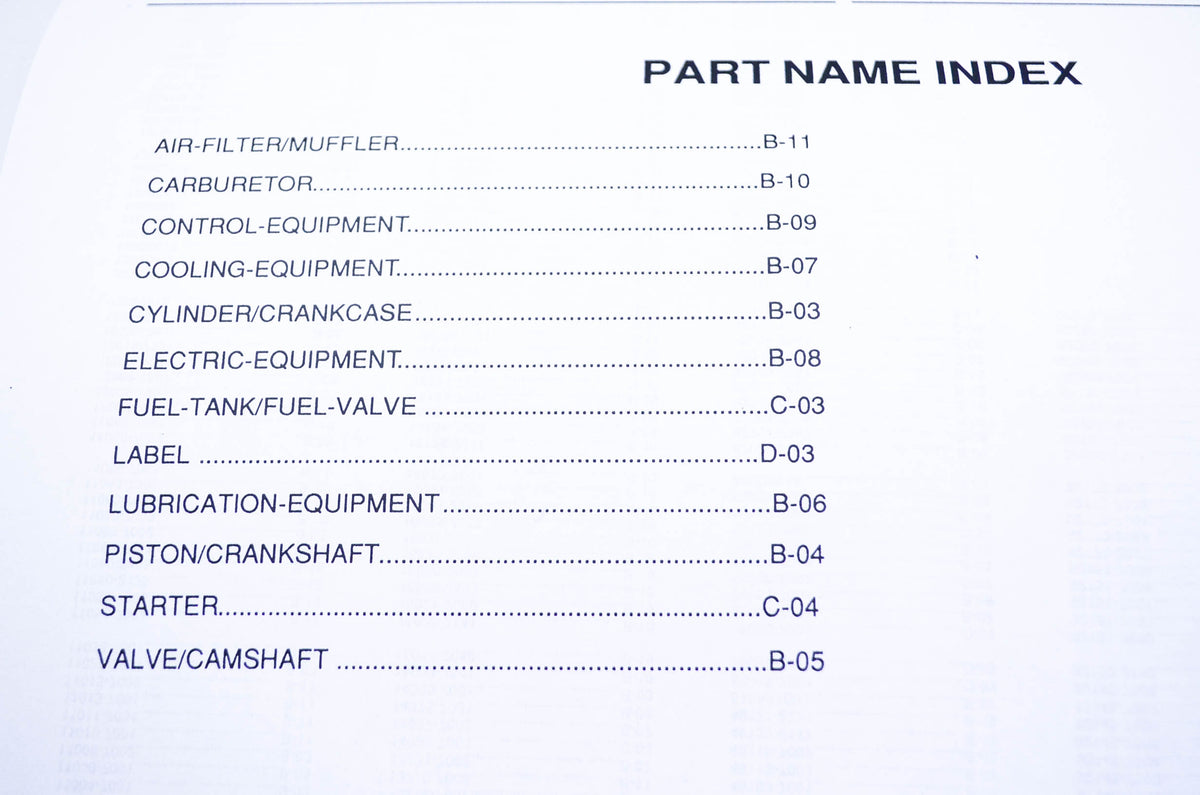 New OEM Kawasaki 99910-A702 Parts Catalog FH500V NOS