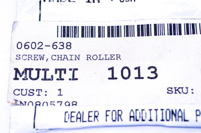 New OEM Arctic Cat 0602-638 Chain Roller Screw NOS