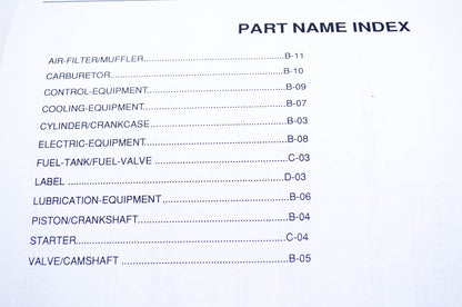 New OEM Kawasaki 99910-A701 Parts Catalog FH500V NOS