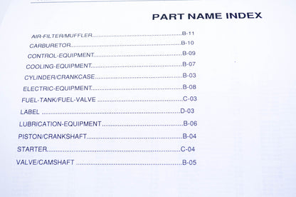 New OEM Kawasaki 99910-A700 Parts Catalog FH500V NOS