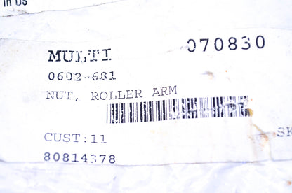 New OEM Arctic Cat 0602-681 Roller Arm Nut NOS