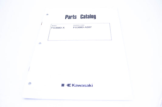 New OEM Kawasaki 99910-2210 Parts Catalog FG300D-X NOS