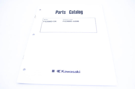 New OEM Kawasaki 99910-2137 Parts Catalog FG300D-SX NOS