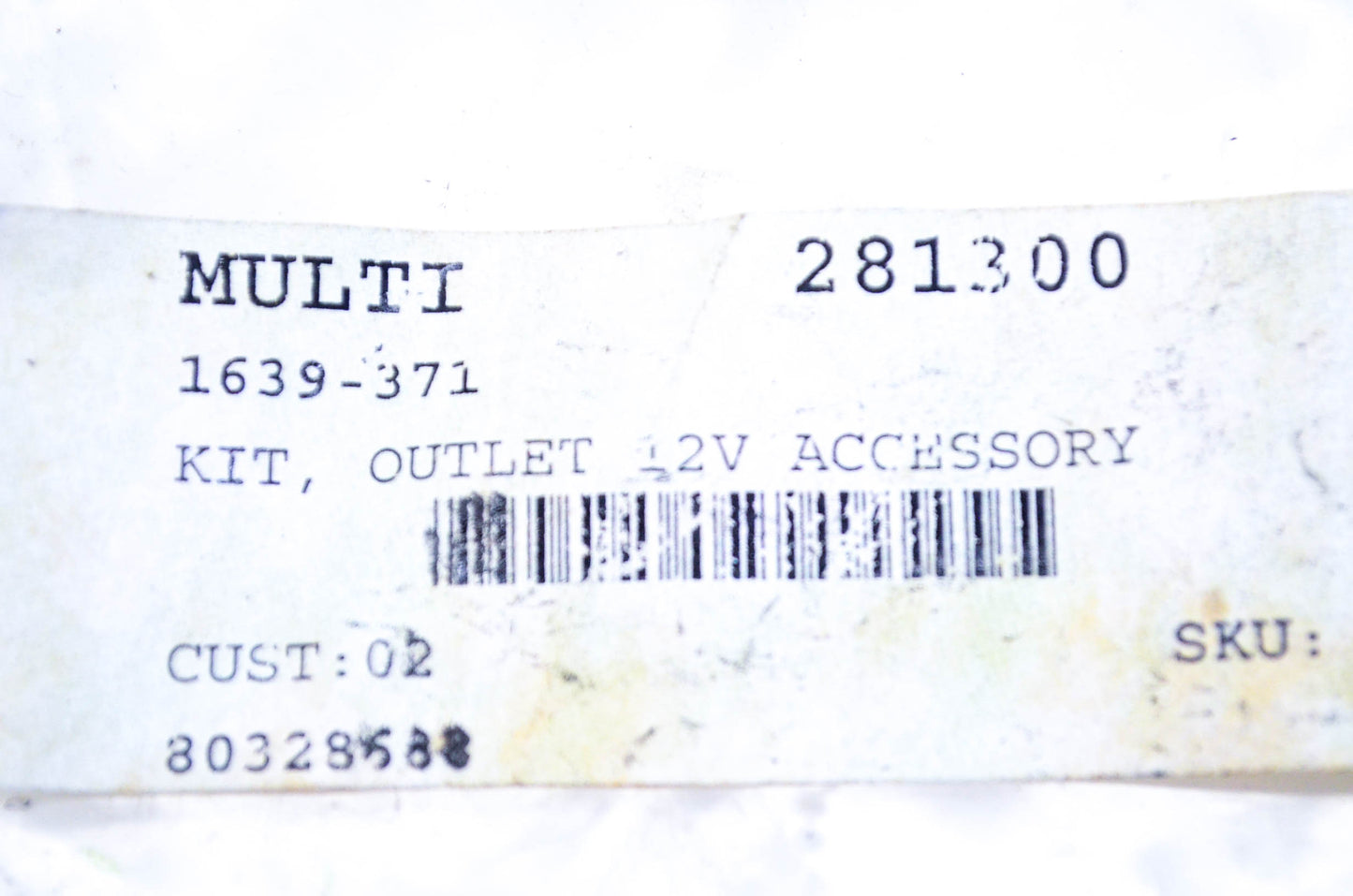 New OEM Arctic Cat 1639-371 12v Accessory Outlet Kit NOS