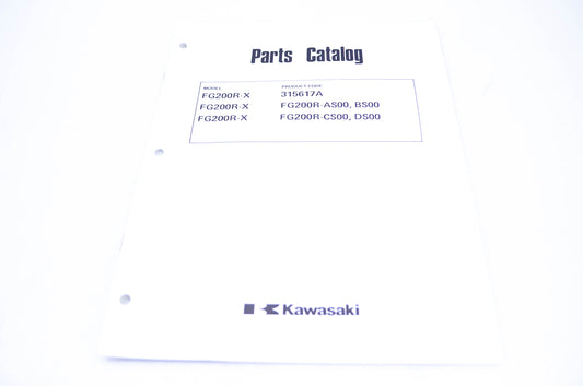 New OEM Kawasaki 99910-2241 Parts Catalog FG200R-X NOS