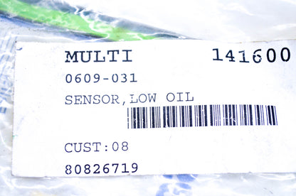New OEM Arctic Cat 0609-031 Low Oil Sensor NOS