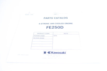 New OEM Kawasaki 99910-A442 Parts Catalog FE250D NOS