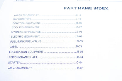 New OEM Kawasaki 99910-A442 Parts Catalog FE250D NOS