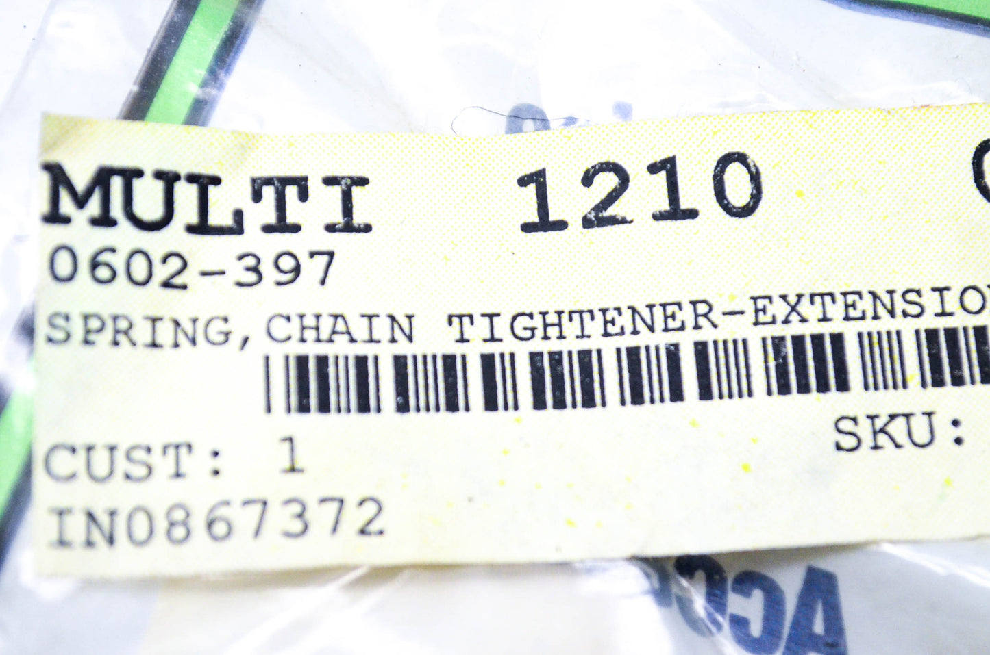 New OEM Arctic Cat 0602-397 Chain Tightener Extension Spring NOS