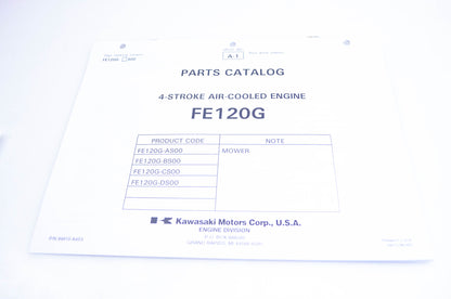 New OEM Kawasaki 99910-A453 Parts Catalog FE120G NOS