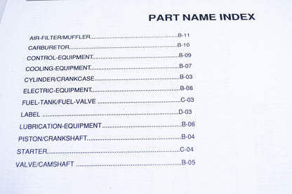 New OEM Kawasaki 99910-A606 Parts Catalog FE120D NOS
