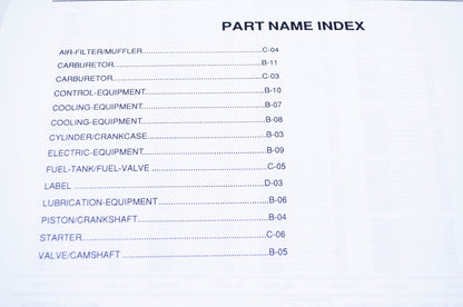 New OEM Kawasaki 99910-A639 Parts Catalog FD590V NOS
