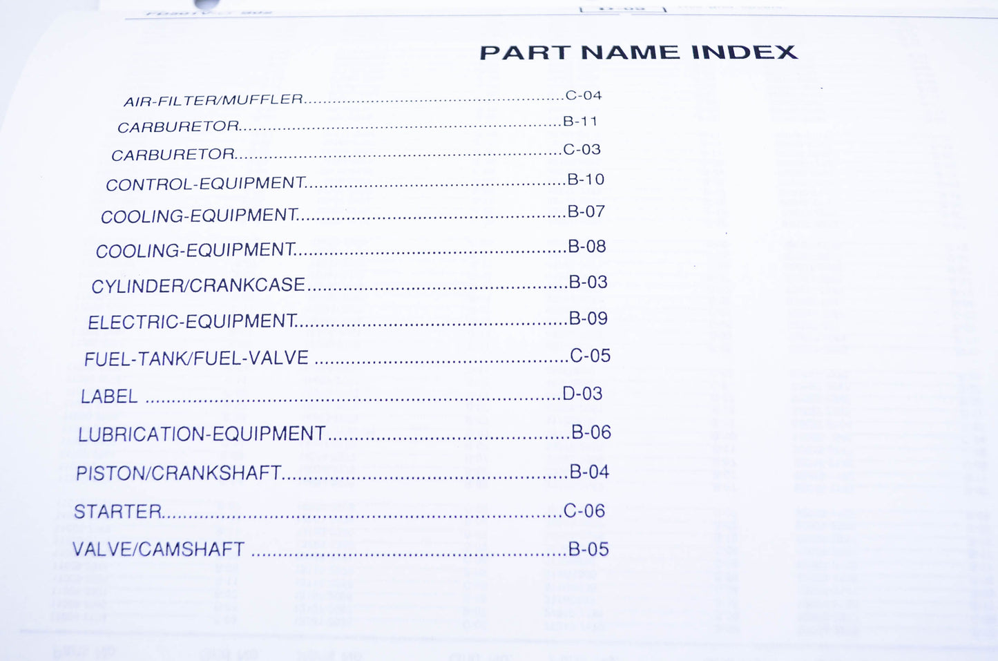 New OEM Kawasaki 99910-A579 Parts Catalog FD501V NOS