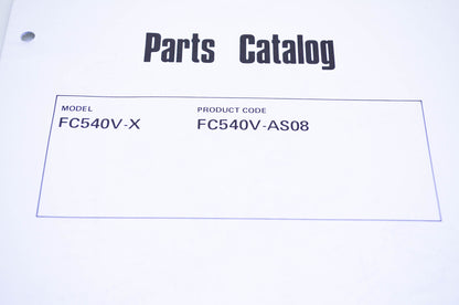 New OEM Kawasaki 99910-2283 Parts Catalog FC540V-X NOS