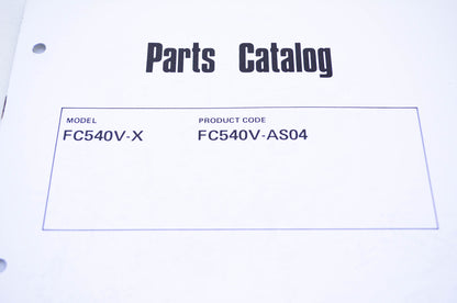 New OEM Kawasaki 99910-2275 Parts Catalog FC540V-X NOS