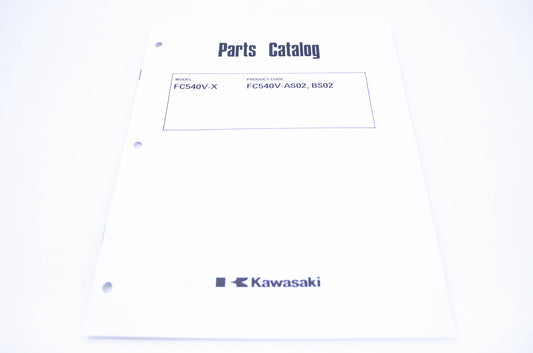 New OEM Kawasaki 99910-2302 Parts Catalog FC540V-X NOS