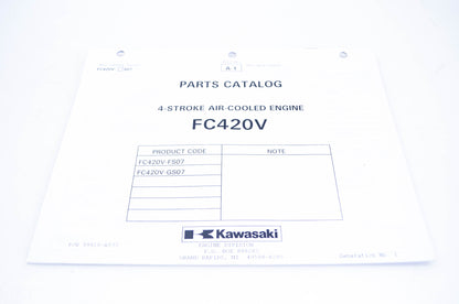 New OEM Kawasaki 99910-A575 Parts Catalog FC420V NOS