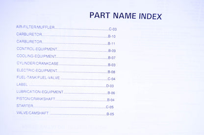 New OEM Kawasaki 99910-A189 Parts Catalog FC420V NOS