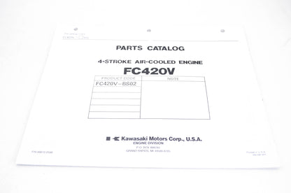 New OEM Kawasaki 99910-2598 Parts Catalog FC420V NOS