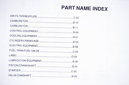 New OEM Kawasaki 99910-A598 Parts Catalog FC420V NOS