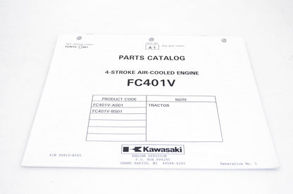 New OEM Kawasaki 99910-A565 Parts Catalog FC401V NOS