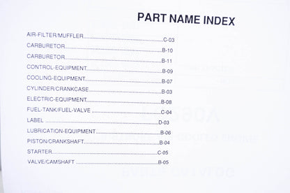 New OEM Kawasaki 99910-A263 Parts Catalog FC290V NOS