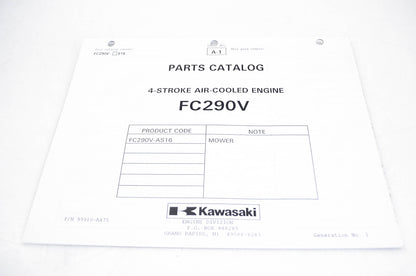 New OEM Kawasaki 99910-A475 Parts Catalog FC290V NOS