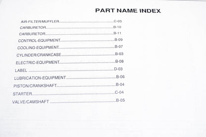 New OEM Kawasaki 99910-A475 Parts Catalog FC290V NOS