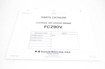 New OEM Kawasaki 99910-A403 Parts Catalog FC290V NOS