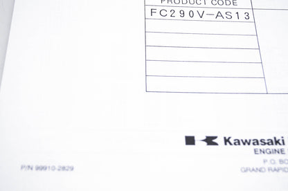New OEM Kawasaki 99910-2829 Parts Catalog FC290V NOS