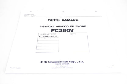 New OEM Kawasaki 99910-2335 Parts Catalog FC260V NOS