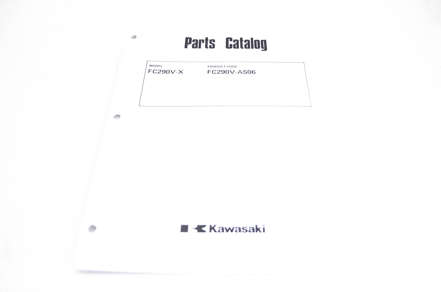 New OEM Kawasaki 99910-2265 Parts Catalog FC290V-X NOS